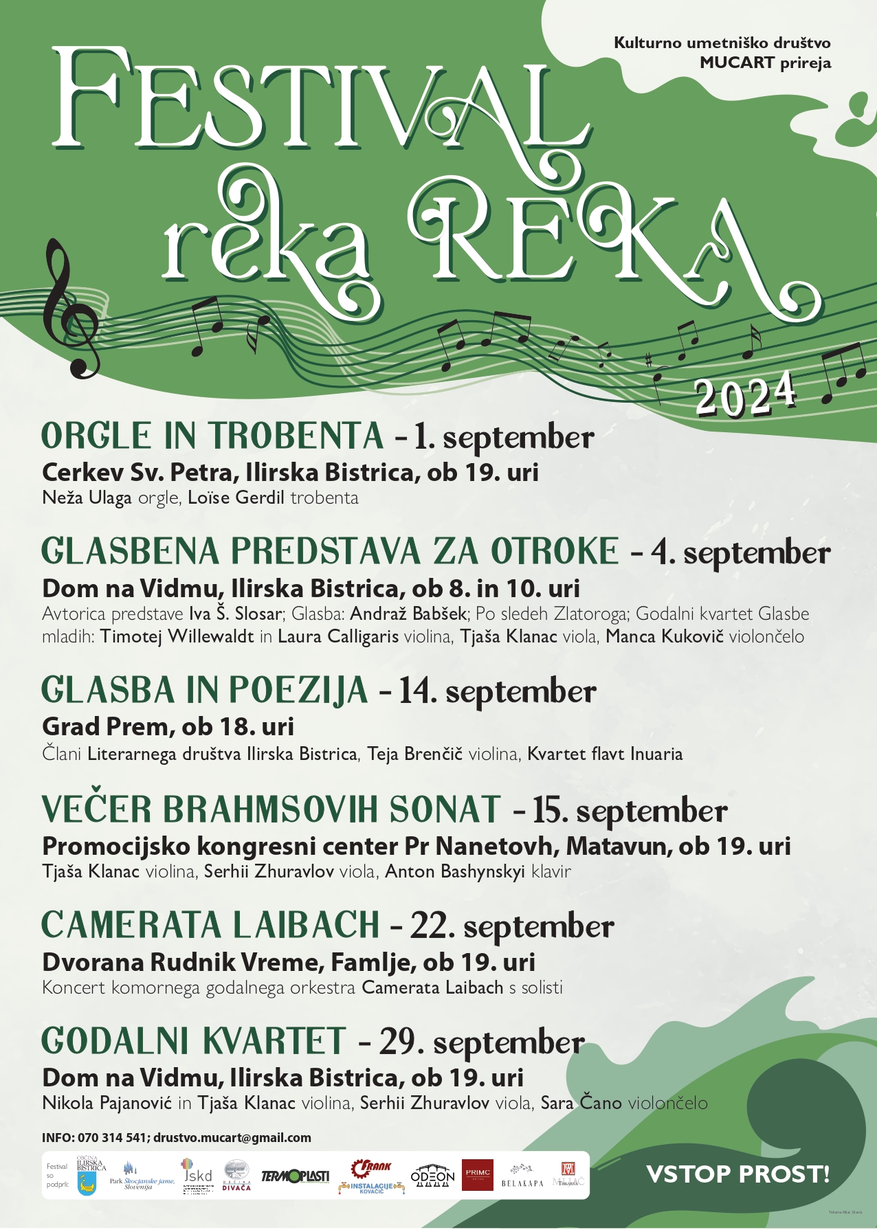 Program letošnjega festivala